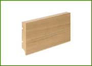 Listwa przypodłogowa MDF okleinowana fornirem dębowym nielakierowana 80 x 16 R1 PLUS – wilgocioodporny